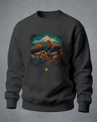 Sweatshirt MTB com paisagem