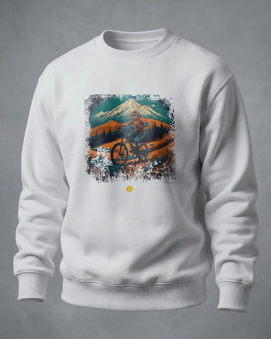Sweatshirt MTB com paisagem