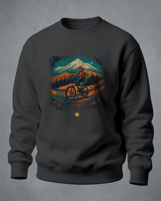 Sweatshirt MTB com paisagem