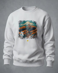 Sweatshirt MTB com paisagem
