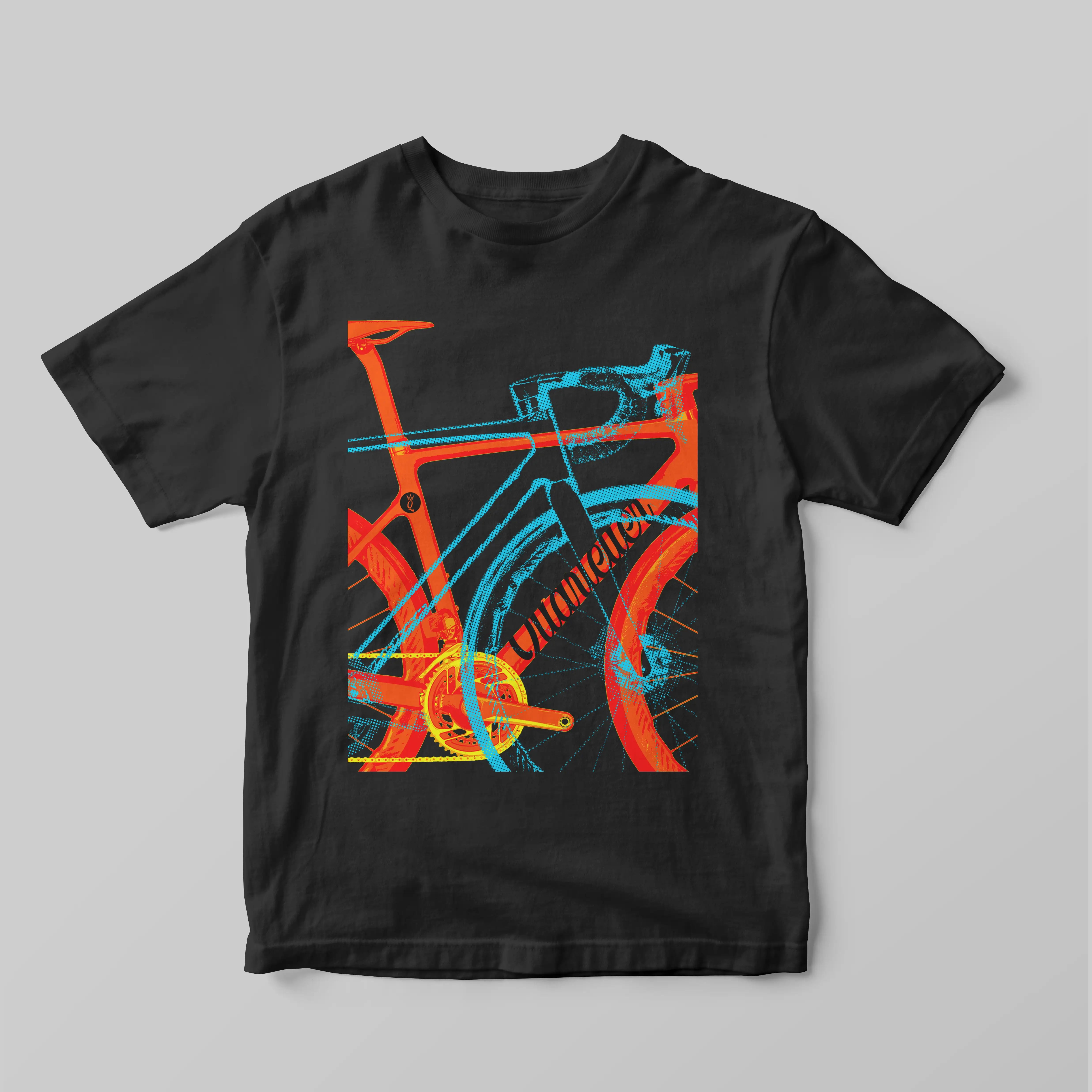 Bicicleta de carretera en partes