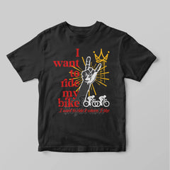I want to ride my bike