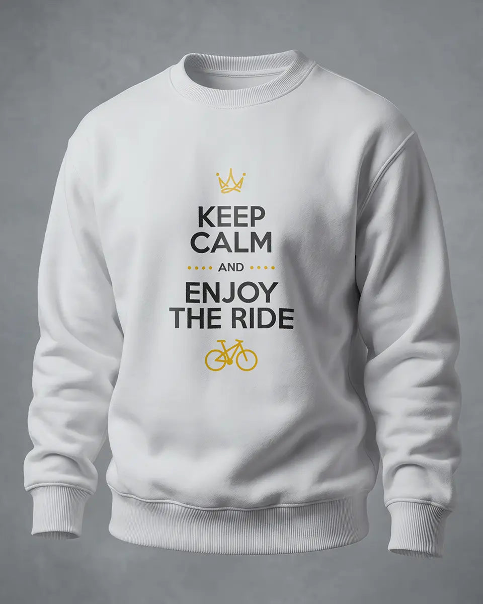 Sweatshirt Keep calm and enjoy the ride