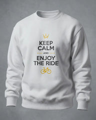 Sweatshirt Keep calm and enjoy the ride